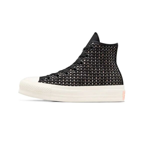 NEW Converse Chuck Taylor All Star Lift Platform Crochet Women's Size 7 NEW - Picture 10 of 13